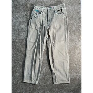 Empyre Relaxed Loose Fit Tori Skate‎ Khaki Corduroy Pants Size 11 Inseam 29"